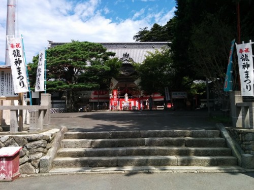 龍神祭りの会場
