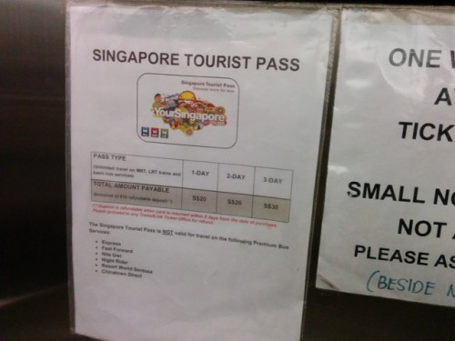 Singapore trourist pass