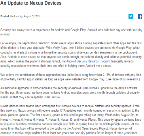 Official Android Blog