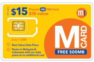 M card $15