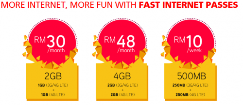 hotlink fast internet 料金