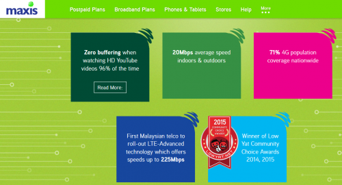 Maxis LTE-A 225Mbps