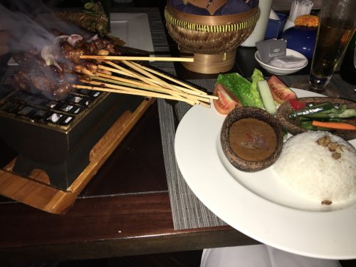 パドマリゾートウブドの夕ご飯