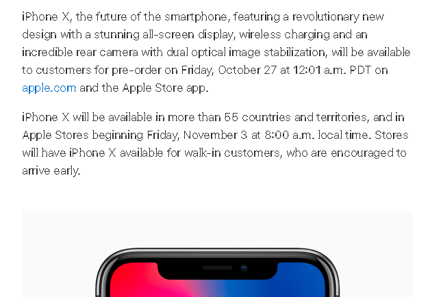 iPhone X未予約者が店頭購入可能