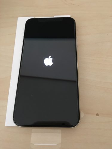 iPhone X電源オン