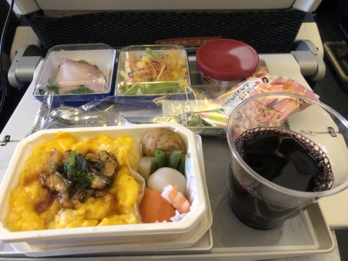北京行きANA機内の食事
