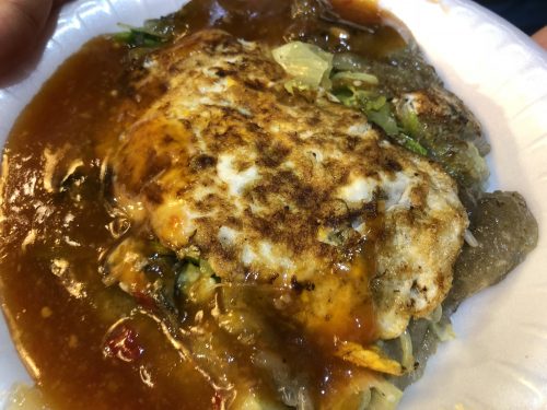 MR.O(タコ料理店)のカキ卵焼き