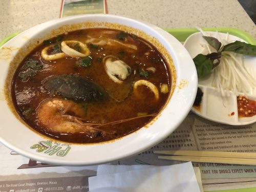 ベネチアンマカオのフードコートで食事