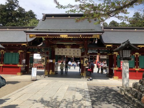 塩釜神社 手前