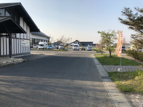 道の駅「庄内みかわ」いろり火の里の駐車場