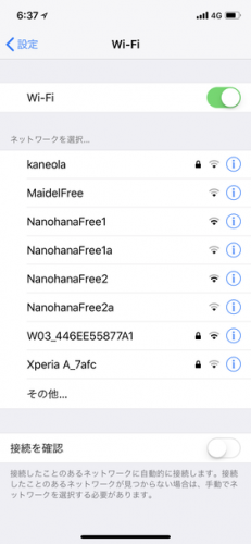 道の駅「庄内みかわ」いろり火の里でのSSID
