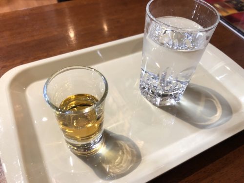 宮城蒸留所の有料試飲1